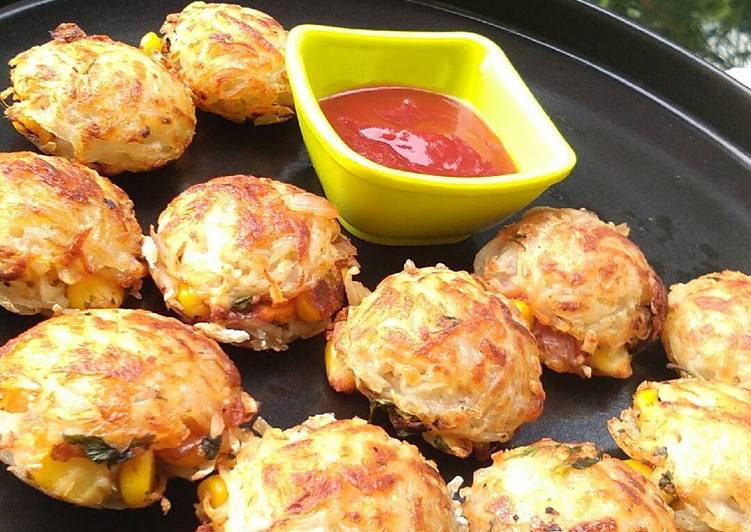 Potato corn cheez Aappe