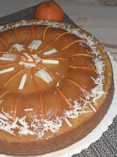 صورة لوصفة كيكة المندرين اليوسوفية 🍊