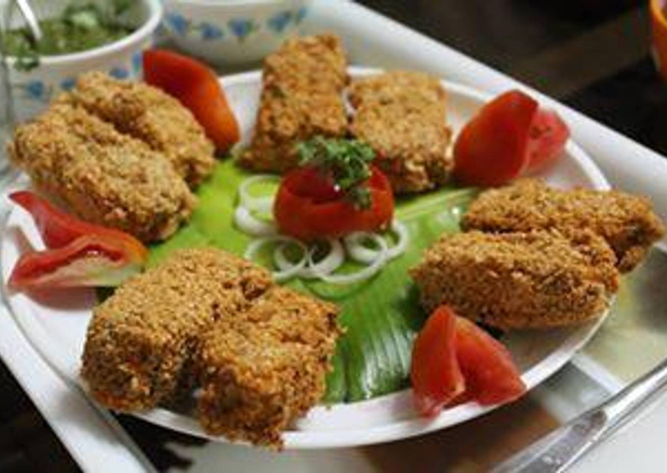 Papad paneer crispy