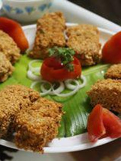A picture of Papad paneer crispy.