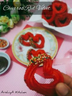 Foto resep Churros Red Velvet