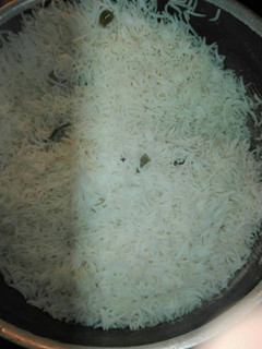 A picture of Chicken Biriyani.