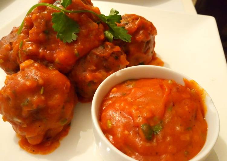 Recipe of Homemade Meatballs With sauce