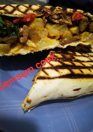 صورة لوصفة طاكوس بالكبدة