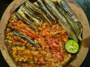 Gambar sambal terong bakar