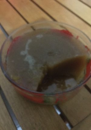 Una foto de Ate de manzana
