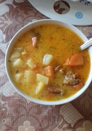 Krumplileves gazdagon 😊 recept fotója