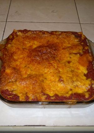 Una foto de Lasagna de carne al horno