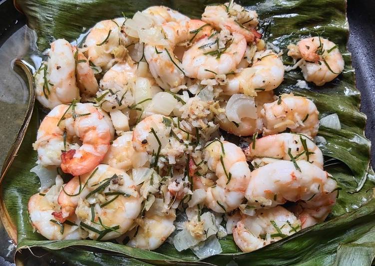 Steam Udang Bawang Putih