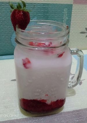Foto resep Strawberry milk