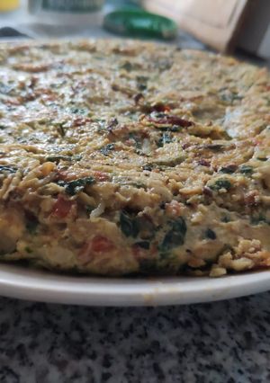 Una foto de Tortilla de vegetales
