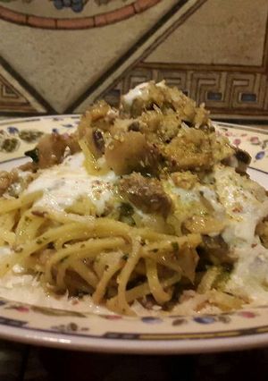 Foto di Tagliolini ai funghi e ricotta