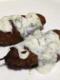 Koftas turcas con salsa de yogur