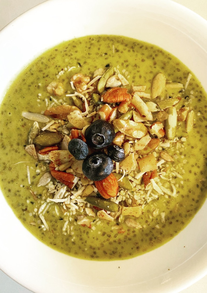Una foto de Porridge dorado antiinflamatorio