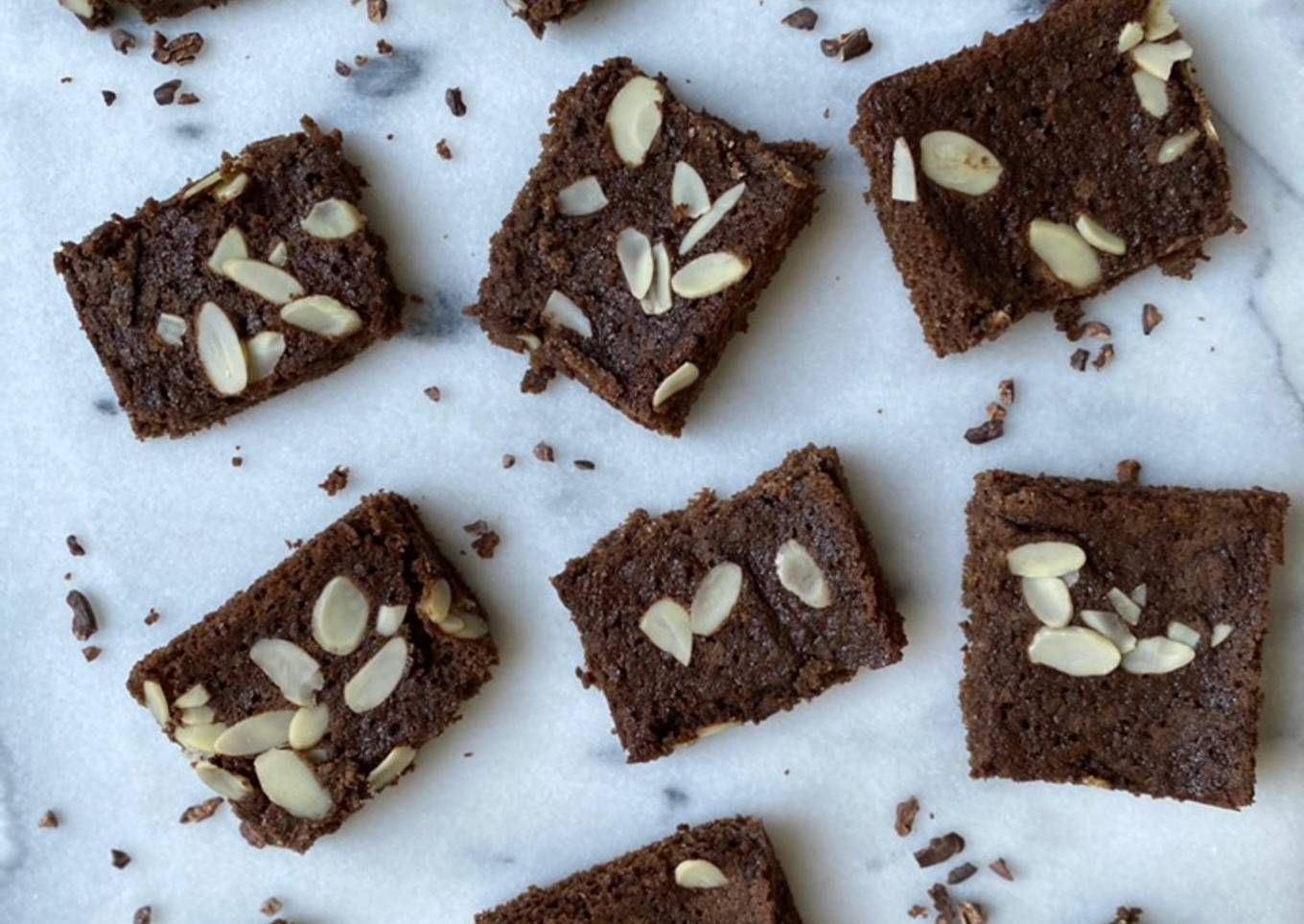 Brownies keto saludables con harina de coco