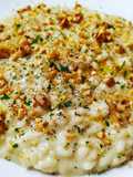 Riso ai 2 Formaggi con Granelle di Noci Tostate