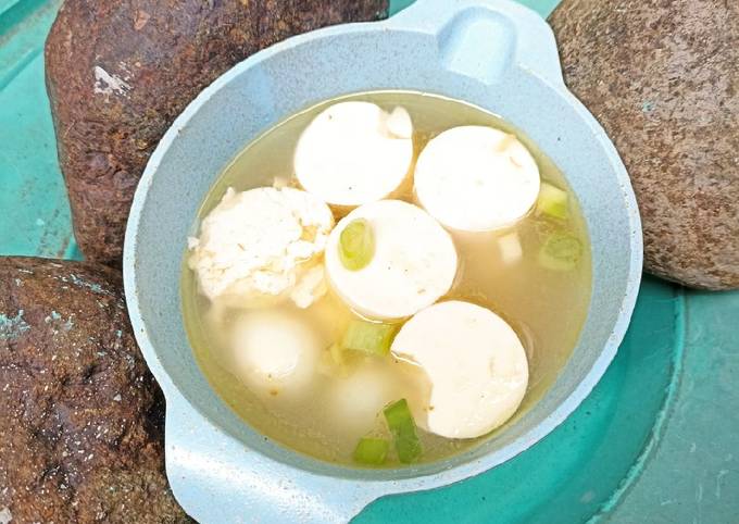 Resep Sup Tahu Telur Ala Hokben Oleh Selvie Sutrisno Cookpad