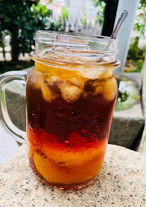 Hình của món Trà đào.