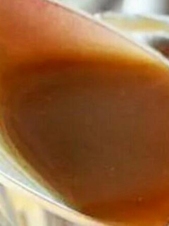 A picture of Butterscotch sauce.