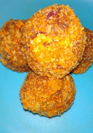 Foto resep Bola-bola ubi coklat
