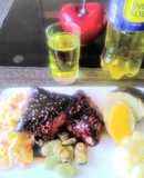 Cerdo al horno con salsa hoisin👍🇵🇪