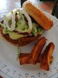 Hamburguesa de atún