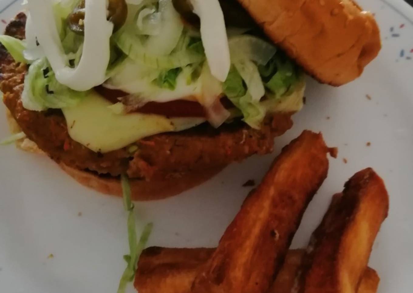 Hamburguesa de atún