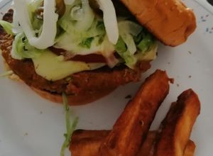 Una foto de Hamburguesa de atún