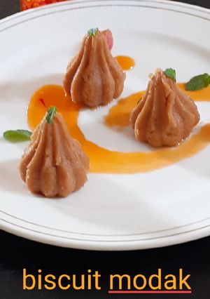 A picture of Good day biscuit modak.