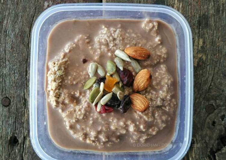 Overnight  Oat Coklat #KamisManis