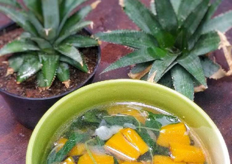 Resep Sayur Bayam Labu Kuning oleh Dapur Emak - Cookpad