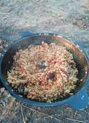 казан нут. казан нут. плов с нутом на костре. нут с бараниной. плов с нутом и айвой.