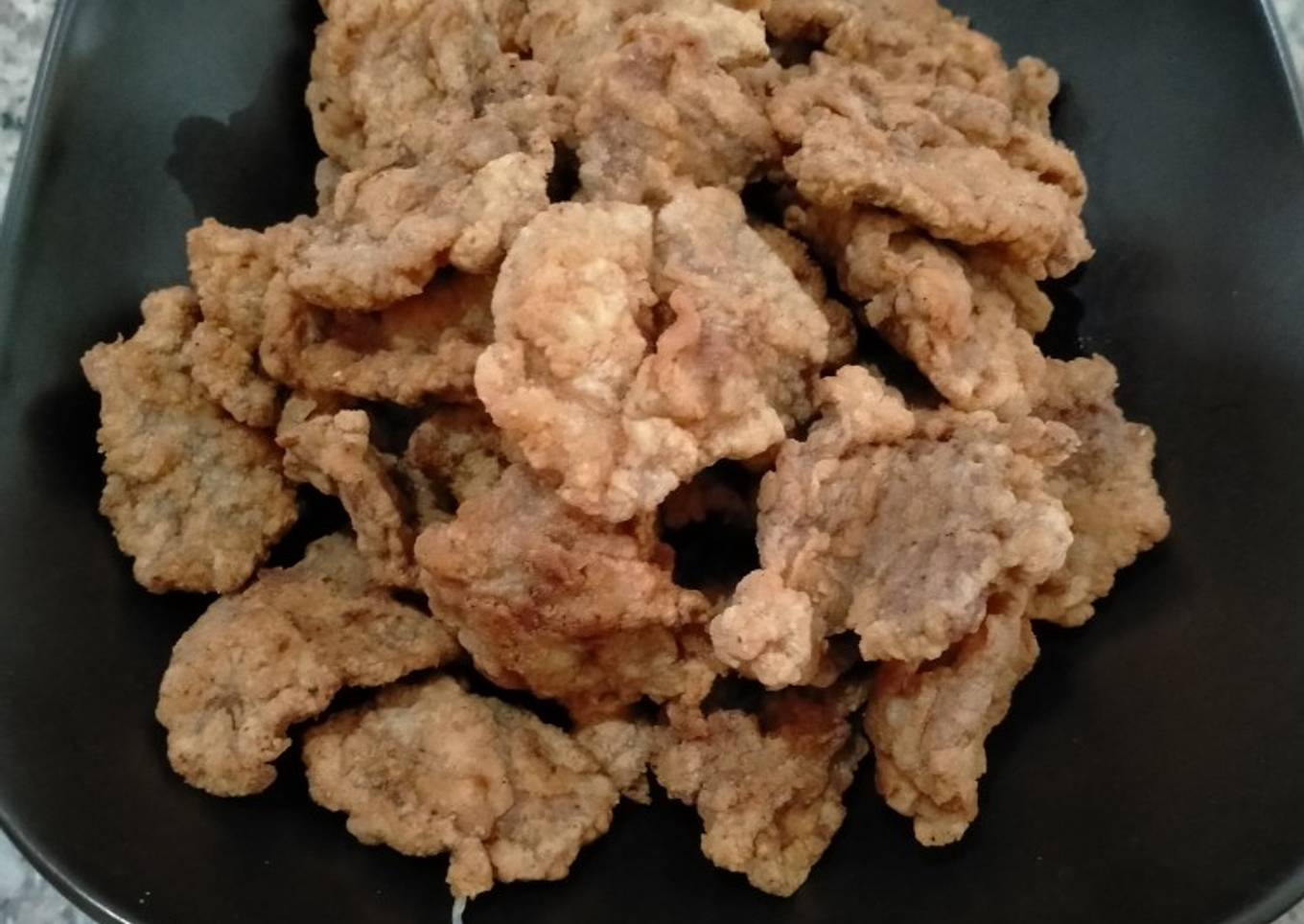 Babi goreng crispy