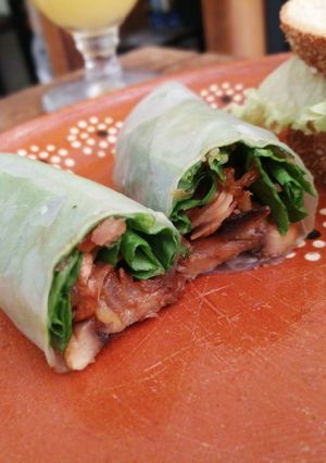 Una foto de Rollitos saludables