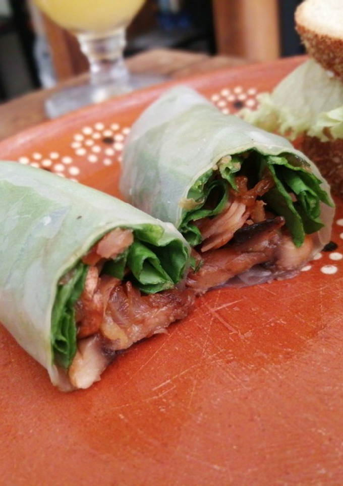 Una foto de Rollitos saludables