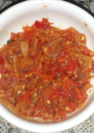 Foto resep Sambal ulek tomat terasi goreng lamongan