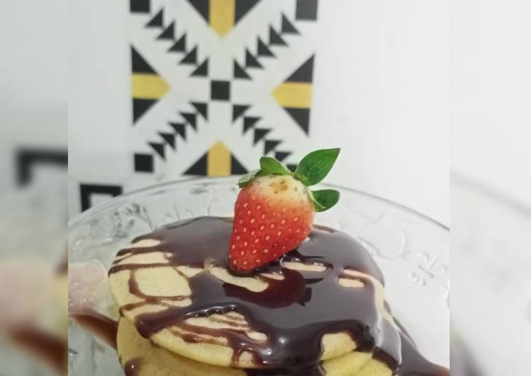 Resep Pancake lembut anti gagal💕 Sederhana