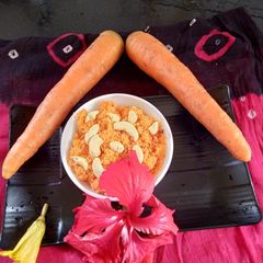 A picture of Desi Carrot Halwa.