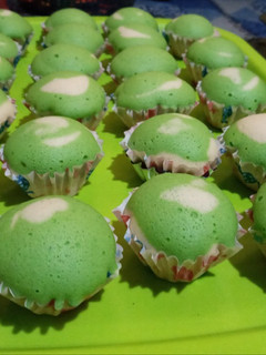 Foto resep Bolu kukus pandan