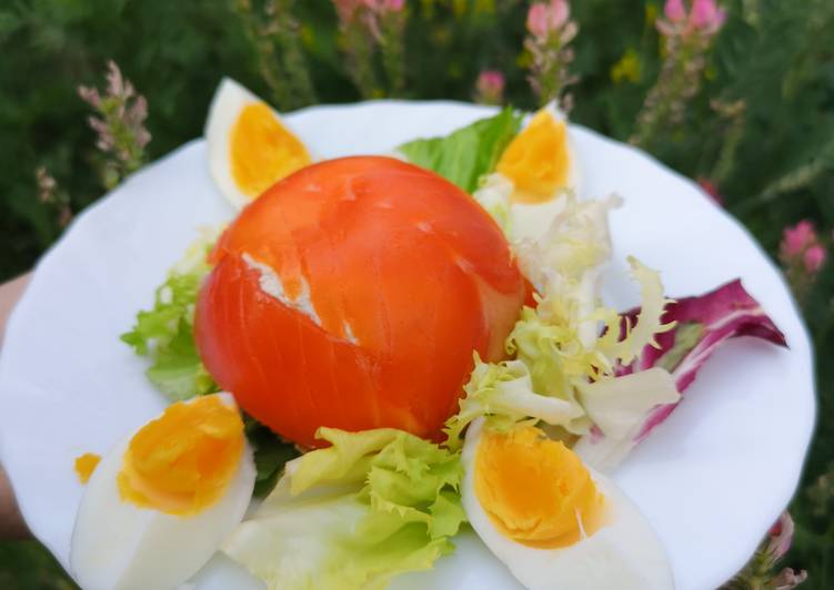 Créer des étapes 🐟Dome frais au saumon🐟 à la maison