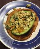 Arepa dulce de perico con palta