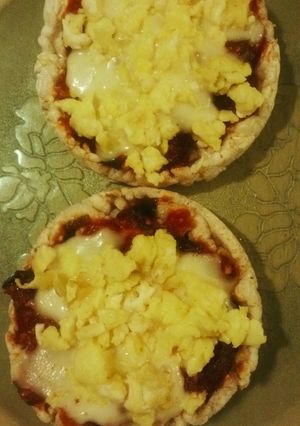 Una foto de Pizzetas de galletas de arroz