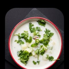 A picture of Cucumber Raita.