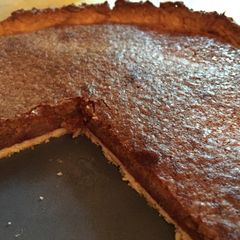 A picture of Bakewell tart.