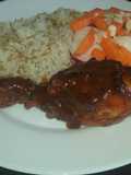 Perniles de pollo con coca-cola