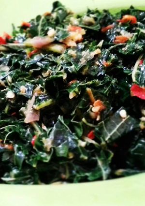 Foto resep Oseng daun kates tidak pahit