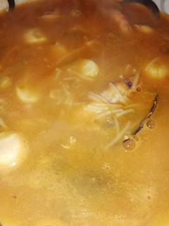 Una foto de Sopa de marisco