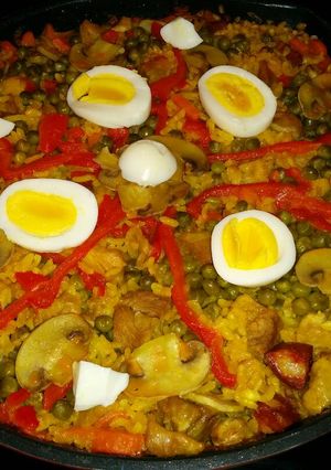Una foto de Arroz con despojos