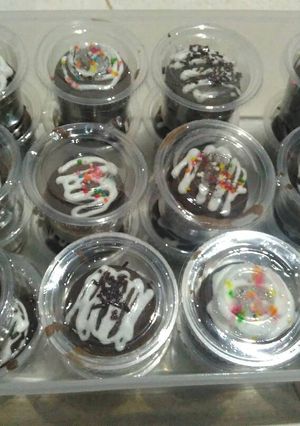 Foto resep Brownis cup dewi
