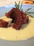 Polpo al rosmarino con crema di patate
